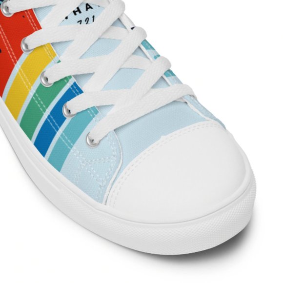 MUDPUPs More Beach Less Worry Converse High Tops | Stylish and Fun Summer Shoes - Picture 12 of 15